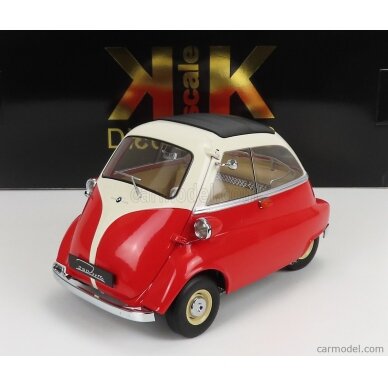 PRE-ORD3R KK Scale Modeliukas 1/12 1959 BMW 250 Isetta, red/white