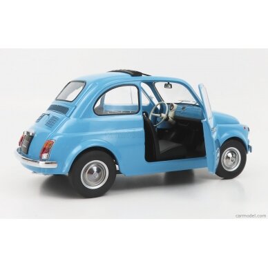 PRE-ORD3R KK Scale 1/12 1968 Fiat 500, light blue