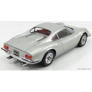 PRE-ORD3R KK Scale Modeliukas 1/12 1973 Ferrari 246 GT Dino, silver