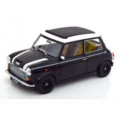 PRE-ORD3R KK Scale Modeliukas 1/12 Mini Cooper Sunroof, black metallic/white