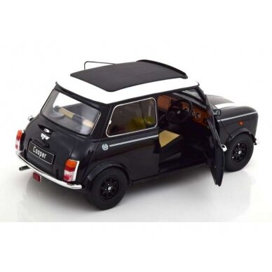 PRE-ORD3R KK Scale 1/12 Mini Cooper Sunroof, black metallic/white