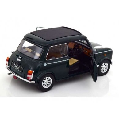 PRE-ORD3R KK Scale Modeliukas 1/12 Mini Cooper Sunroof, dark green/white