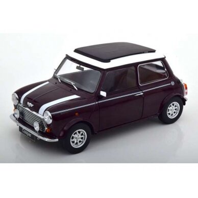 PRE-ORD3R KK Scale Modeliukas 1/12 Mini Cooper Sunroof, purple-metallic/white