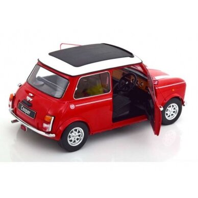 PRE-ORD3R KK Scale 1/12 Mini Cooper Sunroof, red/white