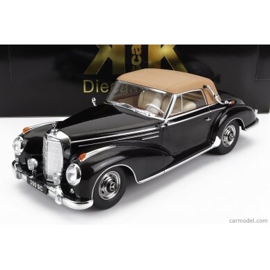 PRE-ORD3R KK Scale Modeliukas 1/18 1957 Mercedes Benz 300 SC W188 Cabrio Softtop, black