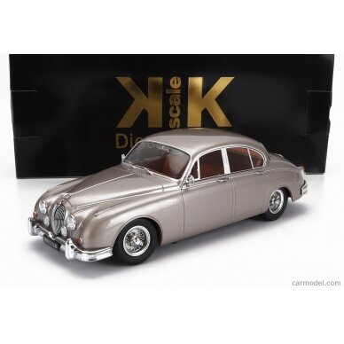 PRE-ORD3R KK Scale 1/18 1959 Jaguar MK II 3.8 RHD, pearl-silver