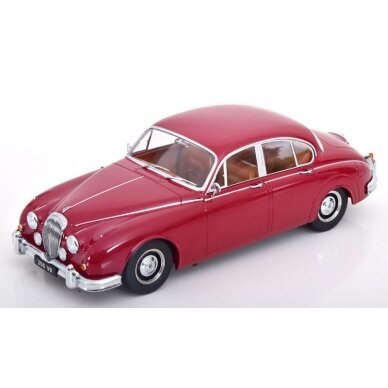 PRE-ORD3R KK Scale Modeliukas 1/18 1962 Daimler 250 V6 *LHD*, red with brown interieur