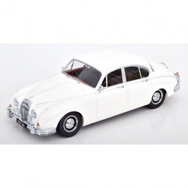 PRE-ORD3R KK Scale Modeliukas 1/18 1962 Daimler 250 V6 *RHD*, white with black interieur