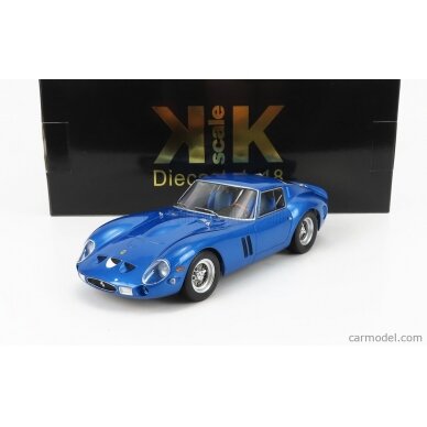 PRE-ORD3R KK Scale Modeliukas 1/18 1962 Ferrari 250 GTO, blue