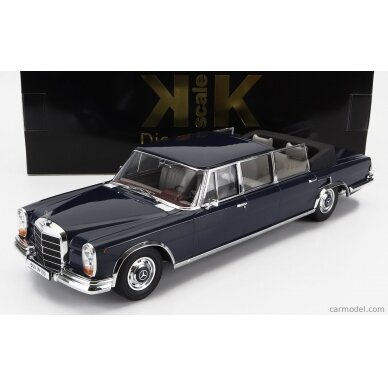 PRE-ORD3R KK Scale 1/18 1964 Mercedes Benz 600 W100 Landaulet, dark blue