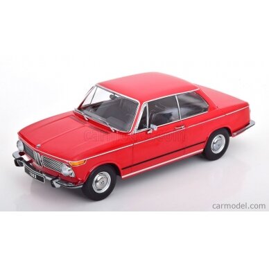 PRE-ORD3R KK Scale Modeliukas 1/18 1971 BMW 1602 1.Serie, red