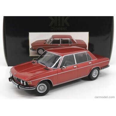 KK Scale Modeliukas 1/18 1971 BMW 3.0S E3 2 Series, red/brown metallic