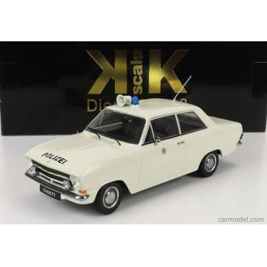 PRE-ORD3R KK Scale 1/18 1972 Opel Kadett B Police Germany, white