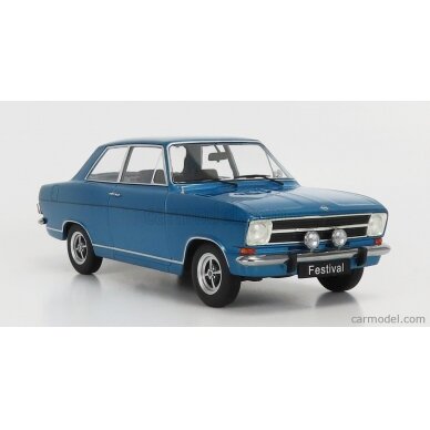 PRE-ORD3R KK Scale Modeliukas 1/18 1973 Opel Kadett B Festival, blue