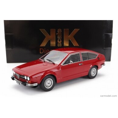 PRE-ORD3R KK Scale Modeliukas 1/18 1976 Alfa Romeo Alfetta 200 GTV, red