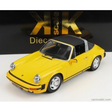 PRE-ORD3R KK Scale Modeliukas 1/18 1978 Porsche 911 targa, yellow