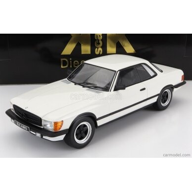 PRE-ORD3R KK Scale 1/18 1985 Mercedes Benz 500 SLC 6.0 AMG C107, white/matt black