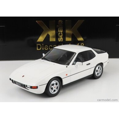 PRE-ORD3R KK Scale Modeliukas 1/18 1986 Porsche 924 S, white