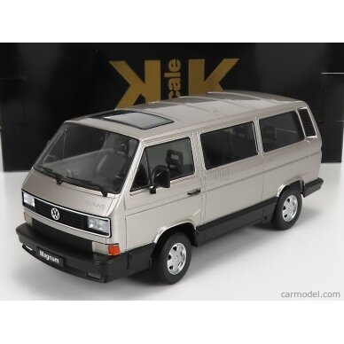 PRE-ORD3R KK Scale Modeliukas 1/18 1987 Volkswagen T3 Bus Multivan, light grey metallic