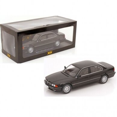 PRE-ORD3R KK Scale Modeliukas 1/18 1994 BMW 740i E38 1.Serie, black metallic