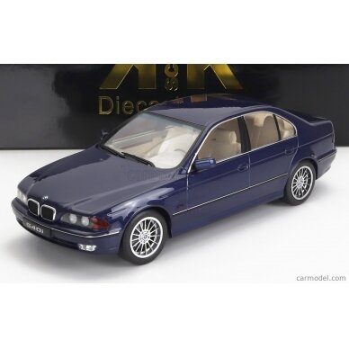 PRE-ORD3R KK Scale Modeliukas 1/18 1995 BMW 540i E39 Sedan, blue