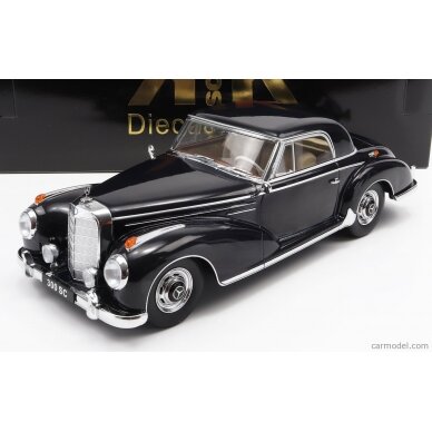 PRE-ORD3R KK Scale Modeliukas 1/18 Mercedes Benz 300 SE W188 Coupe, dark blue