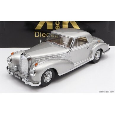 PRE-ORD3R KK Scale Modeliukas 1/18 Mercedes Benz 300 SE W188 Coupe, silver