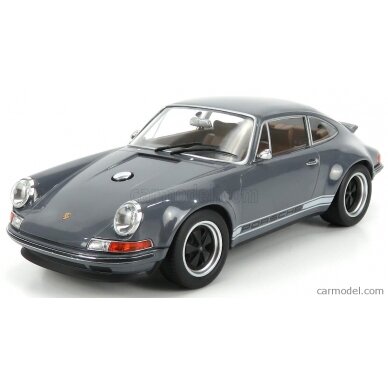 PRE-ORD3R KK Scale Modeliukas 1/18 Singer Porsche 911 coupe, grey