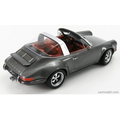 PRE-ORD3R KK Scale Modeliukas 1/18 Singer Porsche 911 targa, grey