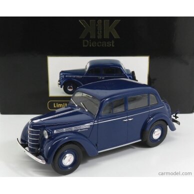 PRE-ORD3R KK Scale Modeliukas 1954 Moskvich 400-420 *Diecast Series*, dark blue