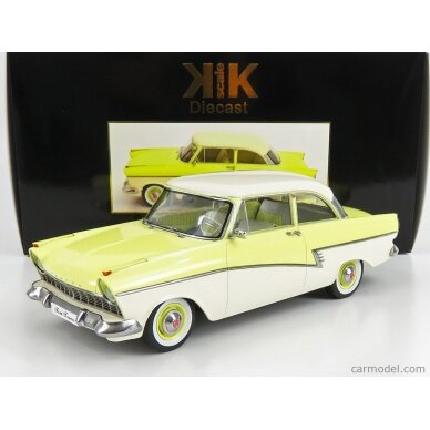 PRE-ORD3R KK Scale 1957 Ford Taunus 17M P2, light yellow/white