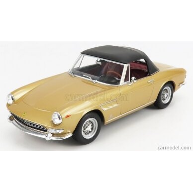 PRE-ORD3R KK Scale 1964 Ferrari 275 GTS Pininfarina Spyder *Interieur red*, gold metallic