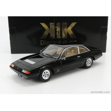 PRE-ORD3R KK Scale Modeliukas 1972 Ferrari 365 GT4 2+2, black