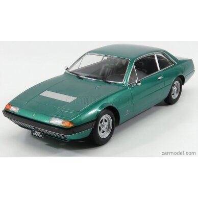 PRE-ORD3R KK Scale Modeliukas 1972 Ferrari 365 GT4 2+2, green metallic