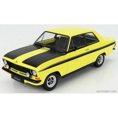 PRE-ORD3R KK Scale Modeliukas 1973 Opel Kadett B Sport, yellow/black