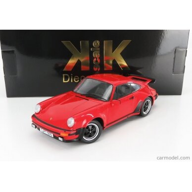 PRE-ORD3R KK Scale 1976 Porsche 911 (930) 3.0 Turbo, red