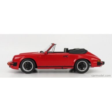 PRE-ORD3R KK Scale Modeliukas 1983 Porsche 911 SC Cabrio with extra Softtop, red