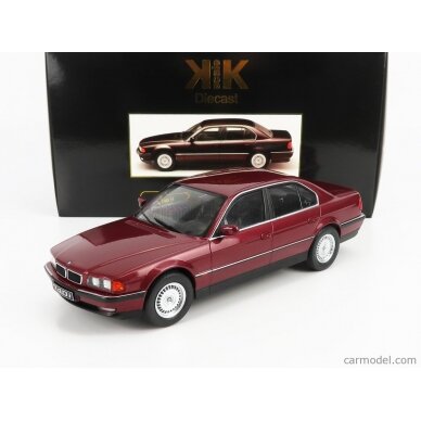 KK Scale 1994 BMW 740i E38 1.Serie, darkred-metallic