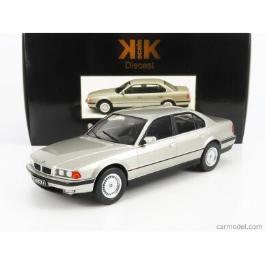 PRE-ORD3R KK Scale Modeliukas 1994 BMW 740i E38 1.Serie, silver