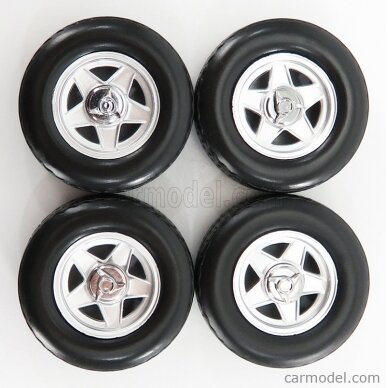 PRE-ORD3R KK Scale Ratų komplektas 1973 Ferrari 512 BBi/365 GT4 BB Wheel and Tyre Set