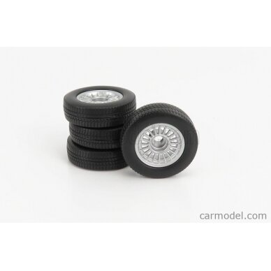 PRE-ORD3R KK Scale BMW E21 Wheel and Tyre Set, black