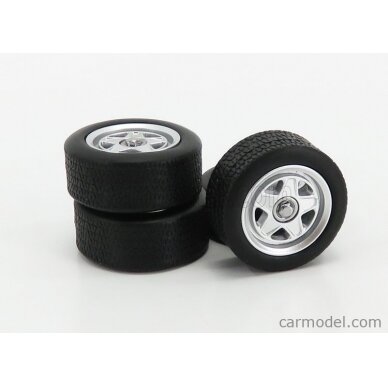 PRE-ORD3R KK Scale Ratų komplektas Ferrari Testarossa Wheel and Tyre Set