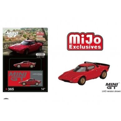 PRE-ORD3R Mini GT Lancia Stratos HF Stradale, red