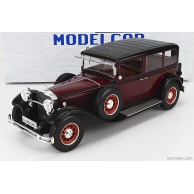 PRE-ORD3R MCG Modeliukas 1/18 1928 Mercedes Typ Nurberg 460/460K (W08), dark red/black