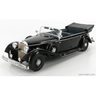 PRE-ORD3R MCG 1/18 1938 Mercedes 770 (W150) Cabriolet, black