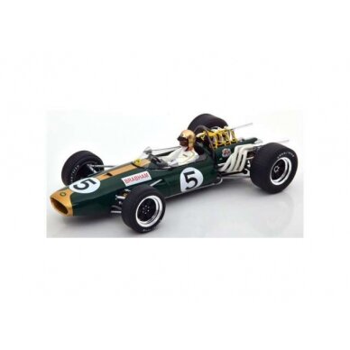 PRE-ORD3R MCG 1/18 1966 Brabham BT20 #05 Jack Brabham, GP Mexico, green/gold