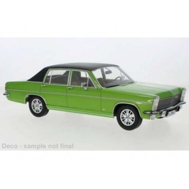 PRE-ORD3R MCG 1/18 1972 Opel Diplomat B, metallic green/black