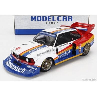 PRE-ORD3R MCG 1/18 1979 BMW 320 Gr.5 Rodenstock #4 M. Winkelhock DRM Zolder, white/red/yellow/blue