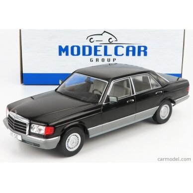 PRE-ORD3R MCG Modeliukas 1/18 1979 Mercedes S-Class (W126), black