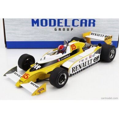 PRE-ORD3R MCG Modeliukas 1/18 1979 Renault RS10, #15 J-P. Jabouille, Equipe Renault Elf, Formula 1 G